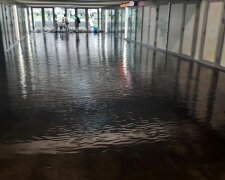 Потоп у Києві після потужної зливи: затоплену станцію метро рятували швабрами