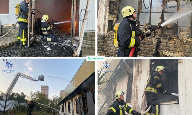 Сьогодні вранці у Києві спалахнула потужна пожежа на Воскресенці - ДСНС ліквідували небезпеку