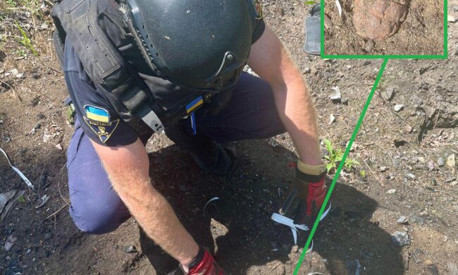 Мешканець Київщини копаючи "відшукав" протипіхотну гранату