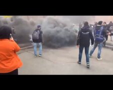 Біля офісу партії ОПЗЖ в Києві пролунав вибух ( відео)