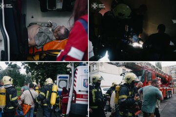 У Києві на одній вулиці відбулось зразу 2 пожежі - рятувальники врятували та реанімували людину