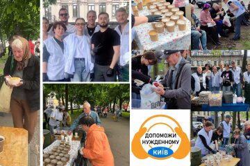 На київському Подолі щосуботи годують гарячими обідами всіх, хто цього потребує