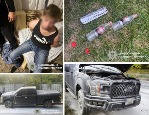 22-річний молодик спокусився "легкими грошима" та підпалив авто киянина, вважаючи, що воно військове