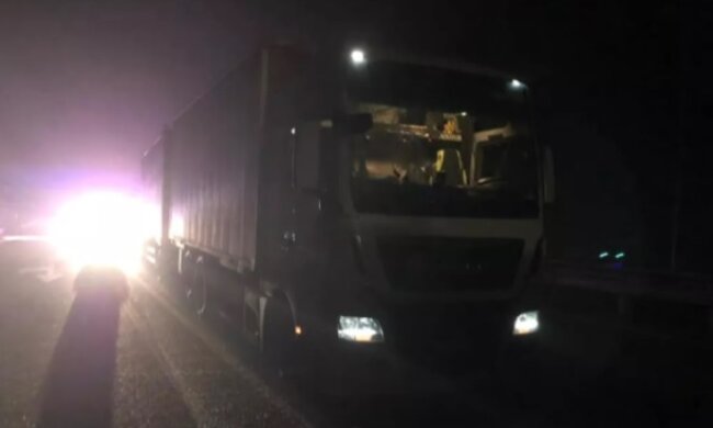 Самогубство під Києвом: хлопець стрибнув із моста на лобове скло фури