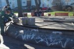 Вандали понівечили фонтан на Подолі