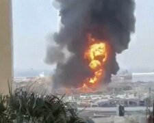 В порту Бейрута, де вибухнула селітра, знову спалахнула потужна пожежа (відео)