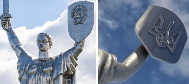 Зміна радянського герба на український Тризуб на монументі "Батьківщина-мати" коштуватиме 28 млн гривень