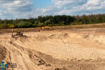 СБУ «прикрила» підпільний кар’єр під Києвом