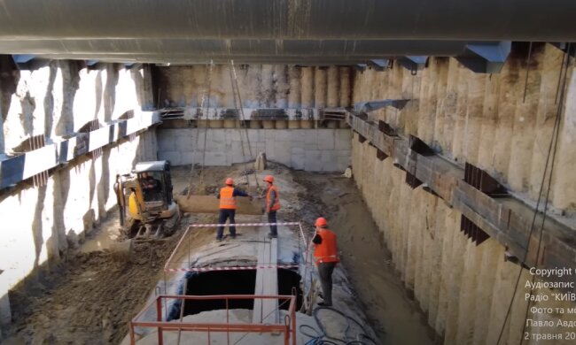 На Деміївській виконують роботи по торкретуванню стін — експерт розповів про хід ремонту "синьої" гілки метро