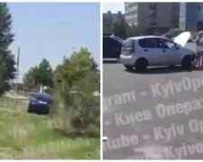 У Києві розбили “Теслу”: батько посадив за кермо 9-річну дитину (відео)