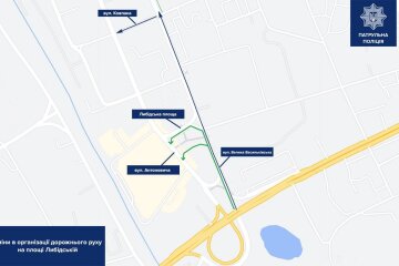 У Києві змінили схему руху транспорту на Либідській — поліція