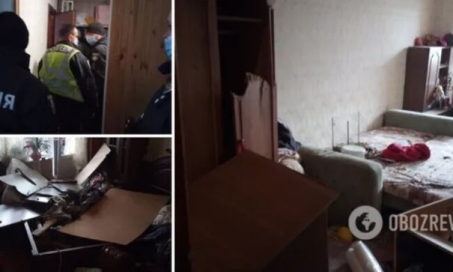 У Києві чоловік молотком погрожував поліцейським, а потім намагався втекти від лікарів