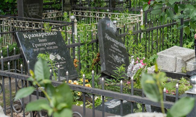 На Київщині невідомий зруйнував щонайменше 10 надгробних пам’ятників на міському кладовищі Бучі