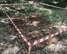 Під Києвом знайшли сотні снарядів часів Другої Світової