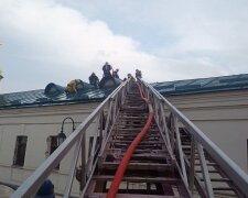Рятувальники ліквідували пожежу на території Києво-Печерської Лаври