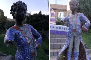 Відірвали руку із шаблею. У центрі Києва вандали поглумилися над популярною скульптурою