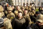 Зеленський прибув у звільнений Херсон (відео)