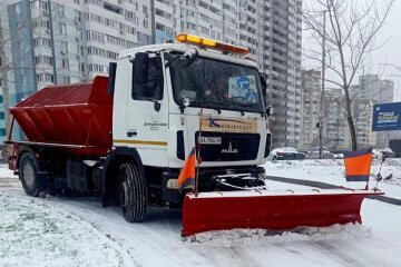 Сніговий наступ на Київ: на дорогах вже понад 200 машин спецтехніки