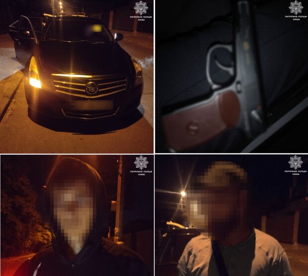 Столична поліція затримали злочинну групу на Cadillac, що влаштували стрілянину