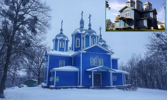 На Київщині старовинну 150-річну дерев'яну церкву, якою користувались УПЦ (МП), може бути знищено, внаслідок оббиття металопрофілем
